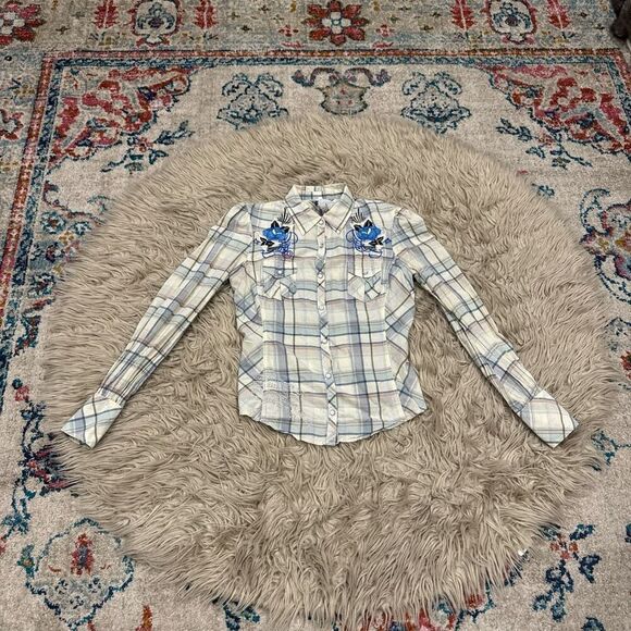 Johnny Was J3 embroidered western top medium - Picture 1 of 12